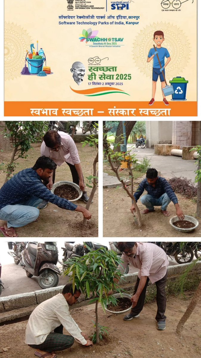 STPI Kanpur (@stpikanpur) on Twitter photo <a href="/stpiindia/">STPI</a> <a href="/arvindtw/">Arvind Kumar</a> <a href="/guptaa_sanjay/">Sanjay Kumar Gupta</a> <a href="/prvdwivedi/">Dr. Praveen Dwivedi</a> 🌟 स्वच्छता ही सेवा 2025 - स्वच्छोत्सव 🌟
17 सितंबर से 2 अक्टूबर,2025 के अंतर्गत <a href="/STPIKanpur/">STPI Kanpur</a> में वर्मीकंपोस्टिंग अभियान चलाया गया।
#SHS2025 #SwachhataHiSeva2025
<a href="/stpiindia/">STPI</a>
<a href="/arvindtw/">Arvind Kumar</a> <a href="/stpiindia/">STPI</a> <a href="/arvindtw/">Arvind Kumar</a> <a href="/guptaa_sanjay/">Sanjay Kumar Gupta</a> <a href="/prvdwivedi/">Dr. Praveen Dwivedi</a> 🌟 स्वच्छता ही सेवा 2025 - स्वच्छोत्सव 🌟
17 सितंबर से 2 अक्टूबर,2025 के अंतर्गत <a href="/STPIKanpur/">STPI Kanpur</a> में वर्मीकंपोस्टिंग अभियान चलाया गया।
#SHS2025 #SwachhataHiSeva2025
<a href="/stpiindia/">STPI</a>
<a href="/arvindtw/">Arvind Kumar</a>