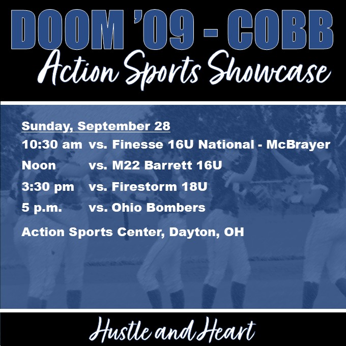 Cincy Doom 09 Cobb (@cincydoom09cobb) on Twitter photo We're looking forward to four scrimmages and some great competition Sunday! <a href="/TiffinUSoftball/">Tiffin University Softball</a> <a href="/WittSoftball/">Wittenberg Softball</a> <a href="/OtterbeinSB/">Otterbein University Softball</a> <a href="/UIndySoftball/">UIndy Softball</a> <a href="/UFOilerSoftball/">Findlay Softball</a> <a href="/OWUSoftball/">OWU Softball</a> <a href="/OHChristian_SB/">Ohio Christian Softball</a> <a href="/OhioBobcatSB/">Ohio Softball</a> <a href="/ZipsSB/">Akron Zips Softball</a> <a href="/CUJacketsSB/">Cedarville Softball</a> <a href="/DenisonSoftball/">Denison Softball</a> We're looking forward to four scrimmages and some great competition Sunday! <a href="/TiffinUSoftball/">Tiffin University Softball</a> <a href="/WittSoftball/">Wittenberg Softball</a> <a href="/OtterbeinSB/">Otterbein University Softball</a> <a href="/UIndySoftball/">UIndy Softball</a> <a href="/UFOilerSoftball/">Findlay Softball</a> <a href="/OWUSoftball/">OWU Softball</a> <a href="/OHChristian_SB/">Ohio Christian Softball</a> <a href="/OhioBobcatSB/">Ohio Softball</a> <a href="/ZipsSB/">Akron Zips Softball</a> <a href="/CUJacketsSB/">Cedarville Softball</a> <a href="/DenisonSoftball/">Denison Softball</a>