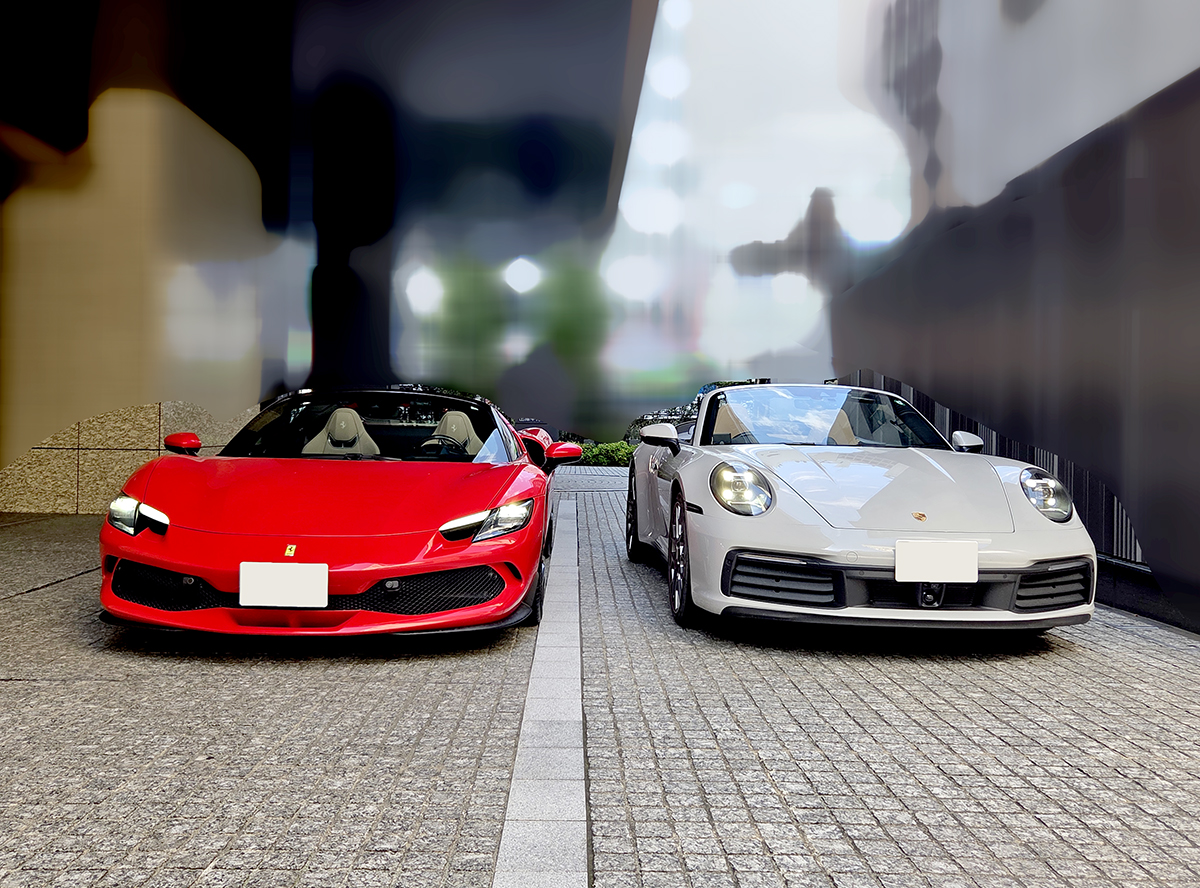 0369です。ポルシェ２台です。 ポルシェ 911 ターボSカブリオレ 991.2 ラッピング施工