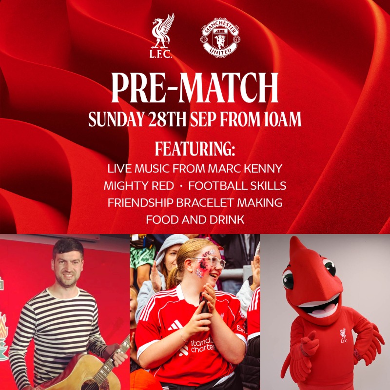 LiverpoolFCW's tweet photo. Joining us at St Helens Stadium tomorrow? 

There's plenty of activities to make it a boss family day out 🎶⚽️🧑‍🧑‍🧒‍🧒