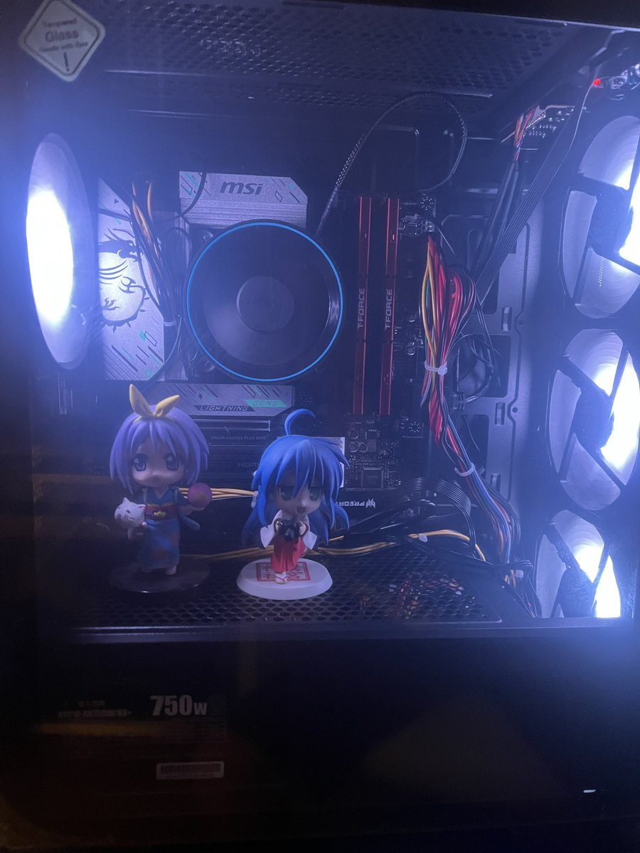 あんまりいい感じのフィギュアがなかったんでとりあえずらき⭐️すた置いといた。