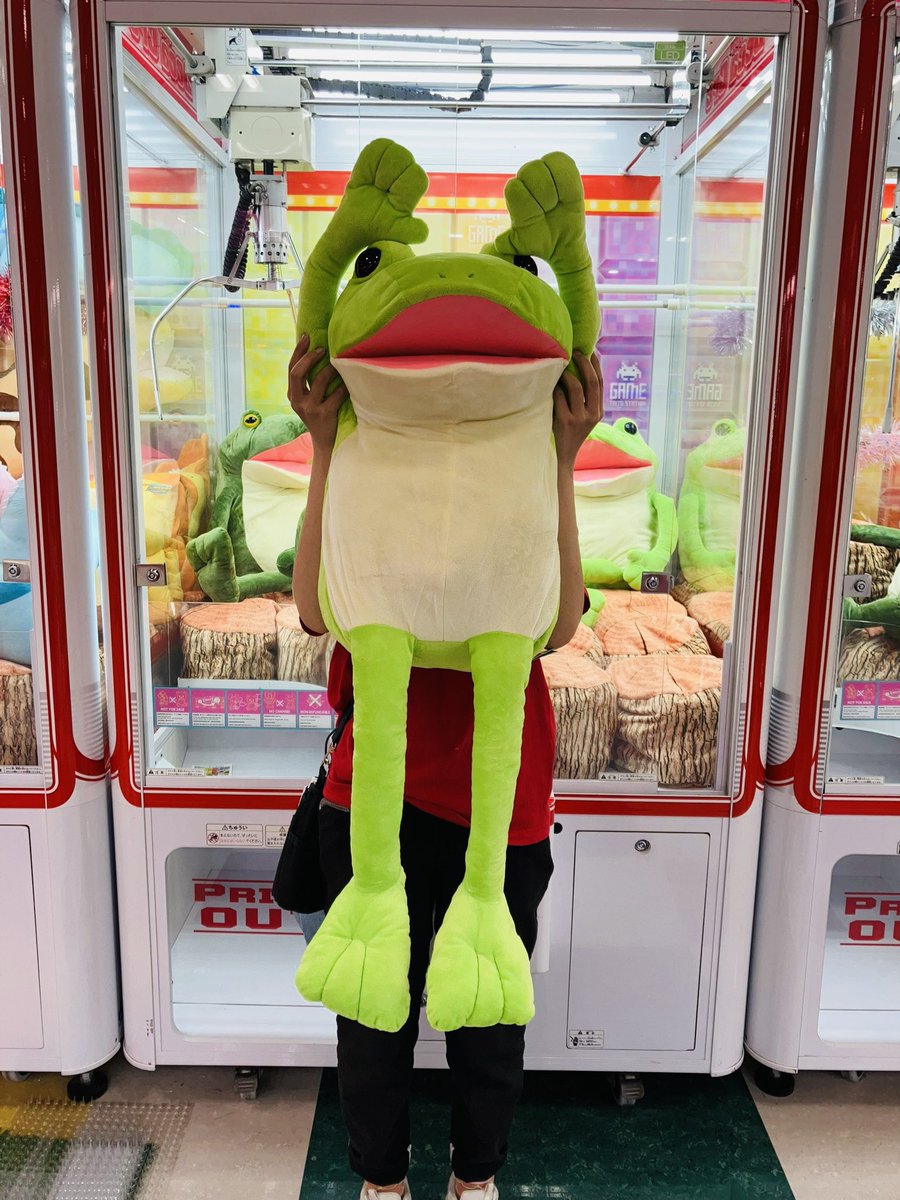 🐸#タイトー限定 🐸 ＼超 超 特 大／ おとぼけケロピョン超超ウルトラ