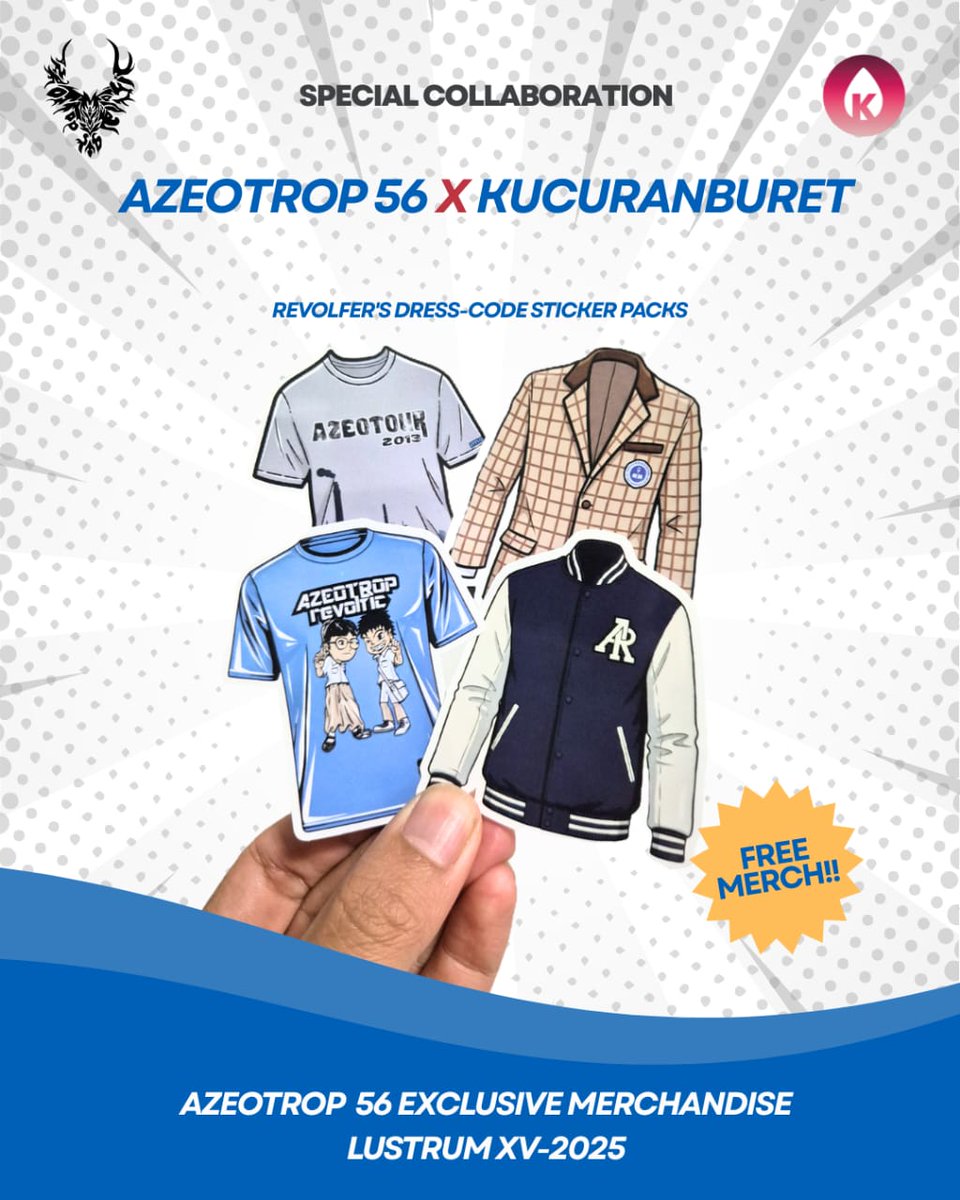 Ayo yang dateng langsung ambil merch di <a href="/krispiiiiii/">Suka(toro) Tehnolohee</a> 💙