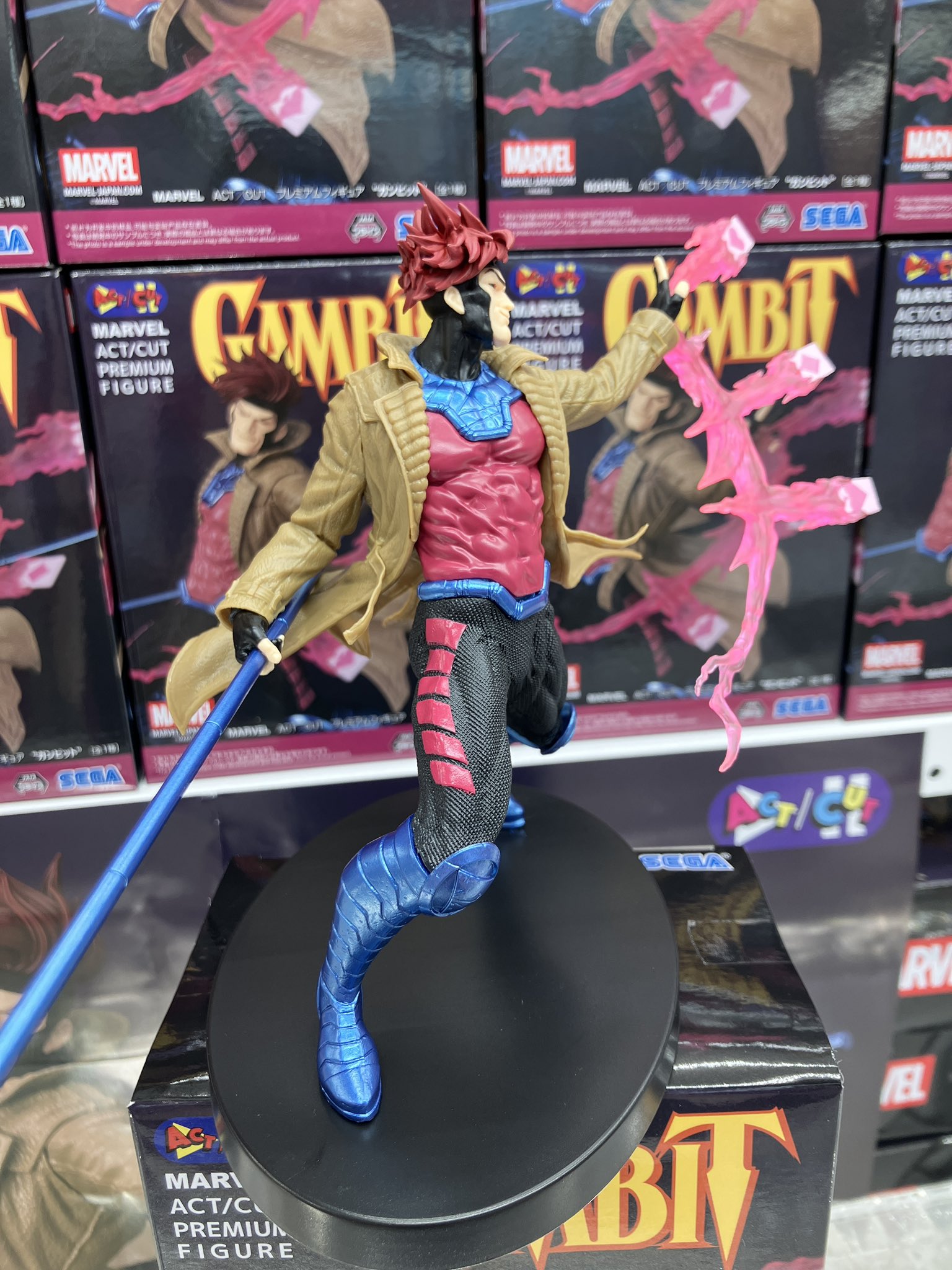 MARVEL ACT/CUT プレミアムフィギュア ガンビット MARVEL ACT/CUT