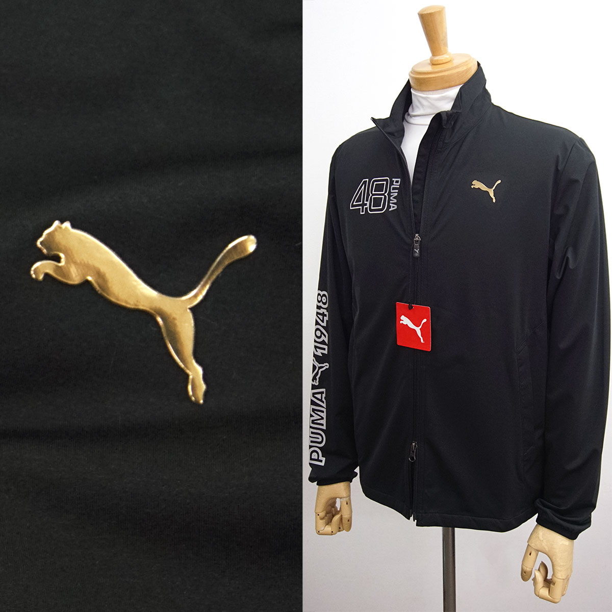 XL 新品 プーマ ゴルフ 定価1.4万 保温 防寒 フリース ジャケット 白 09986209_624901spec1.jpg