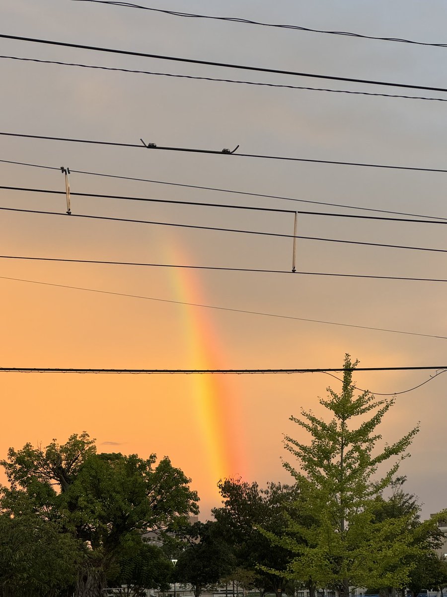 Beckhoff_study's tweet image. 二かしょで虹できてた！
涼しくなったし、なんか気分いい！
気持ちよくバイト行く！