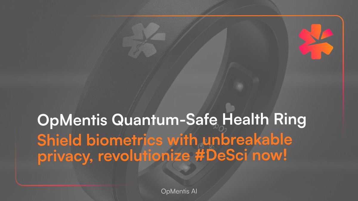 OpMentis team is heads-down building the Health Ring! 💡 
From software to hardware vault, blending biometrics with quantum-secure ID for #DeSci wins.
24/7 private data: Sleep, activity, all shielded.
“Your data, your proof.”
Why waitlist? Trustworthy metrics for clinics + $OPM.