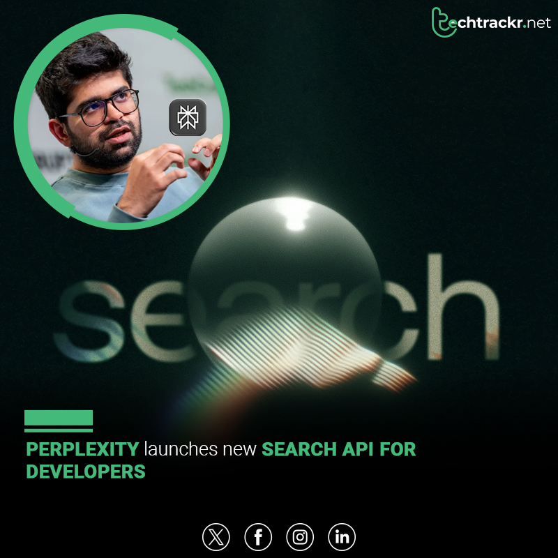 TechTrackr_net's tweet image. Perplexity launched a search API, giving developers real-time access to its answer engine for AI apps.
#Perplexity #SearchAPI #AI #TechTrackr #TechNews