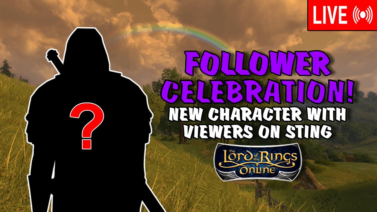 Celebrating 1000 Followers on Twitch!

Playing <a href="/lotro/">LOTRO</a> and making new characters on the Sting server with chat.

Come hang out, last stream before I go on break for a few weeks!

10pm NZST / 6am EDT

twitch.tv/gantoran