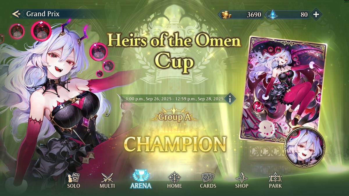 _inaeda's tweet image. 5-0 with CrestHaven