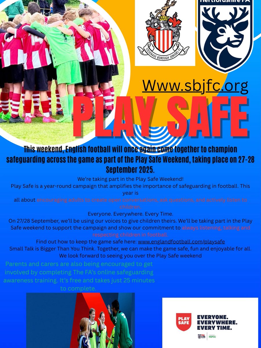 Stevenage Boro Juniors FC tweet media