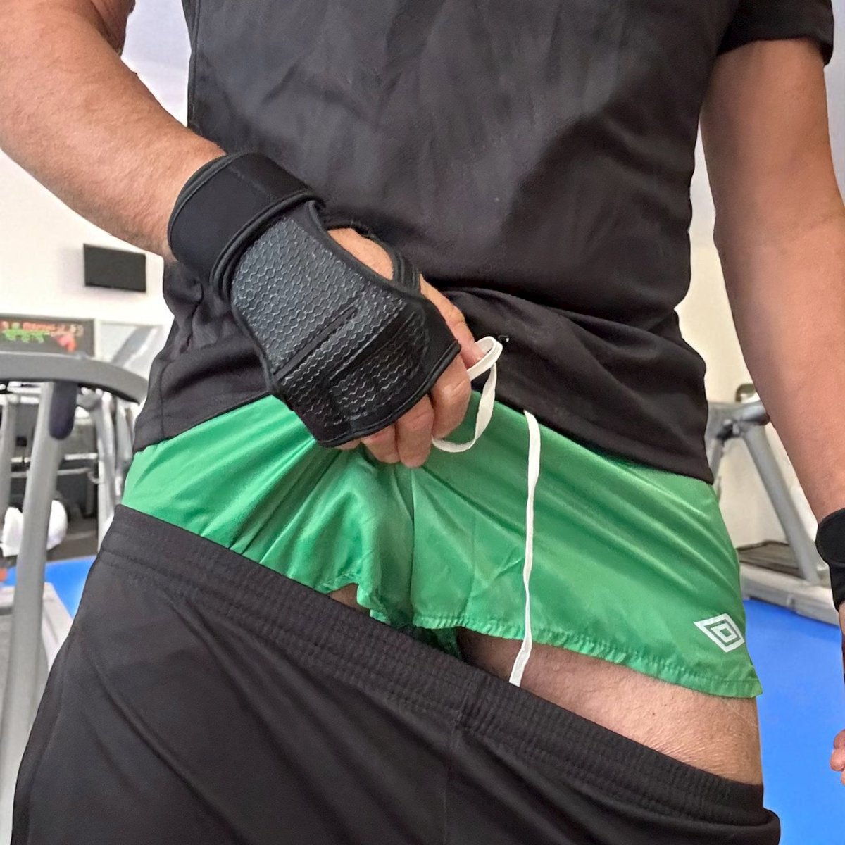 At the gym in my Umbros. #scally #chav #scallydad #nylonshorts #shortsfetish #shinyshorts #gaychav #gayscally #gaydad #oldergay #daddyissues