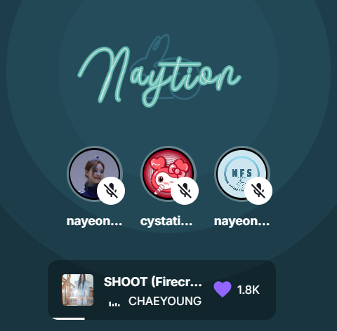 naytionchannel's tweet photo. NAYEON x CHAEYOUNG Streaming Party is happening now! Join us! ๐๐ฉต
๐Day 1
September 27. 6PM - 10PM KST
๐https://t.co/uVOwpmoYup
#NAYEON #CHAEYOUNG #NACHAENG #LIL_FANTASY_vol1 https://t.co/ZL1EN9ws98