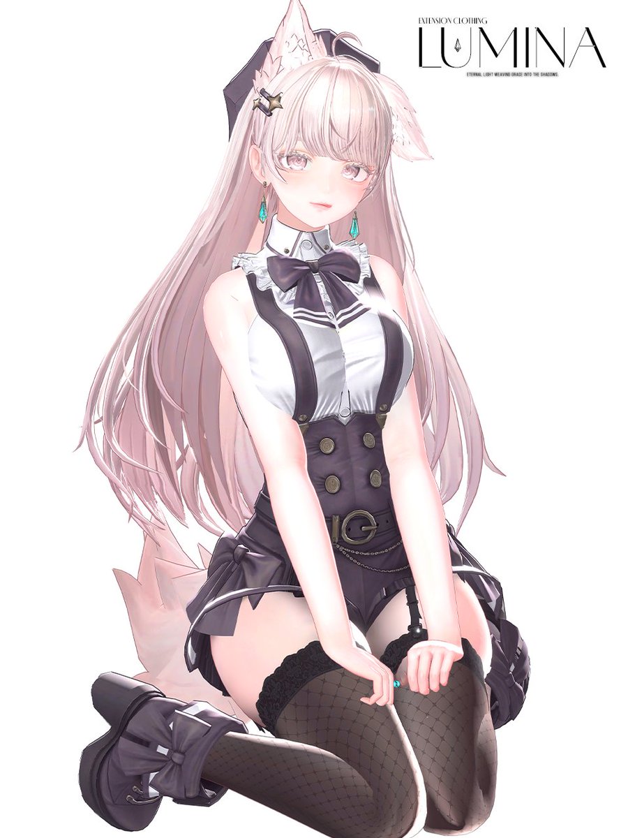 📣EXTENSION CLOTHING📣
2025年10月16日(木)発売予定🗓️
Original 3D Avatar『LUMINA - ルミナ』💎

衣装差分 : ブレザーを脱ぐとノースリーブフリルブラウスになります。オールシーズンお迎えしていただく事を前提に構成されています。