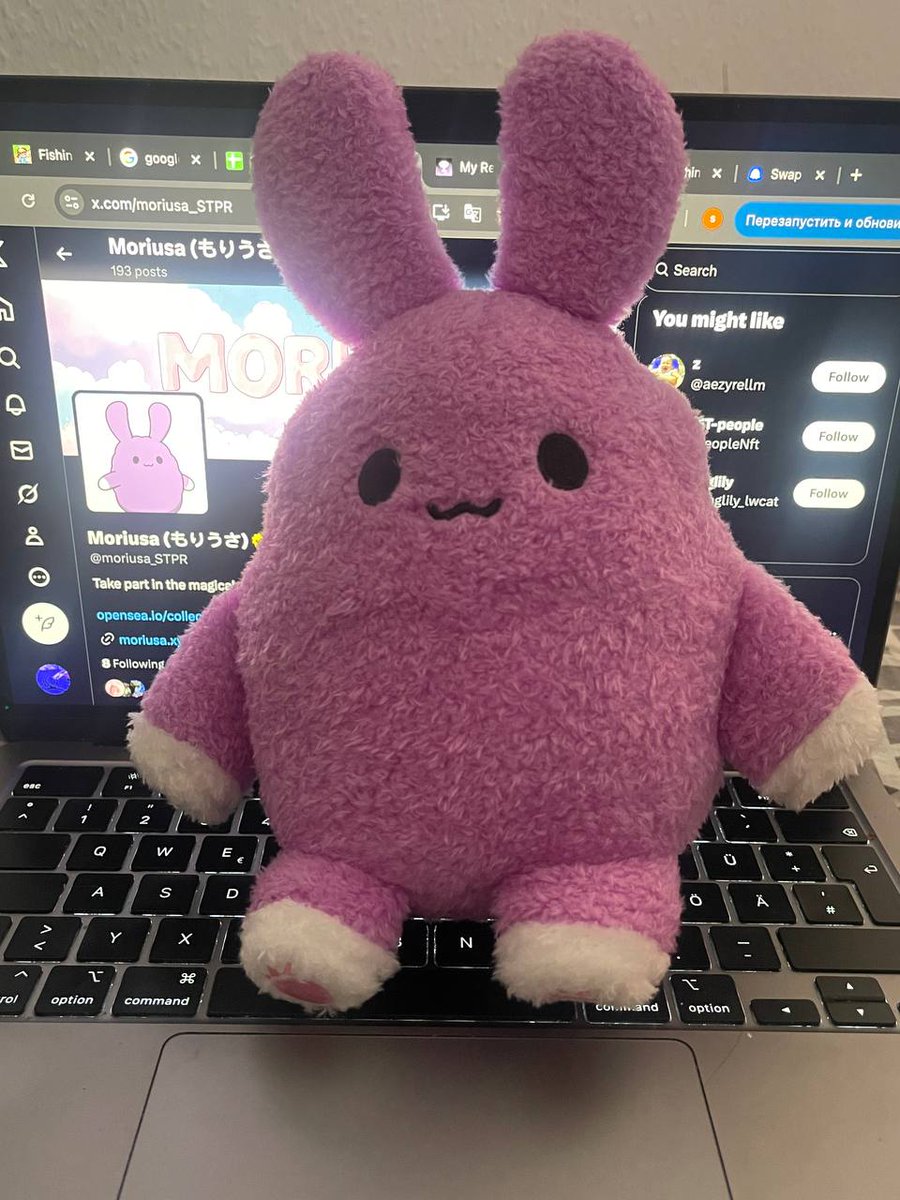 Sv1shhh (@oleeeeeesv1sh) on Twitter photo didn’t win the frog in <a href="/FishingFrenzyCo/">Fishing Frenzy</a>
but looks like i got the first <a href="/moriusa_STPR/">Moriusa (もりうさ)</a> plushie in Europe didn’t win the frog in <a href="/FishingFrenzyCo/">Fishing Frenzy</a>
but looks like i got the first <a href="/moriusa_STPR/">Moriusa (もりうさ)</a> plushie in Europe