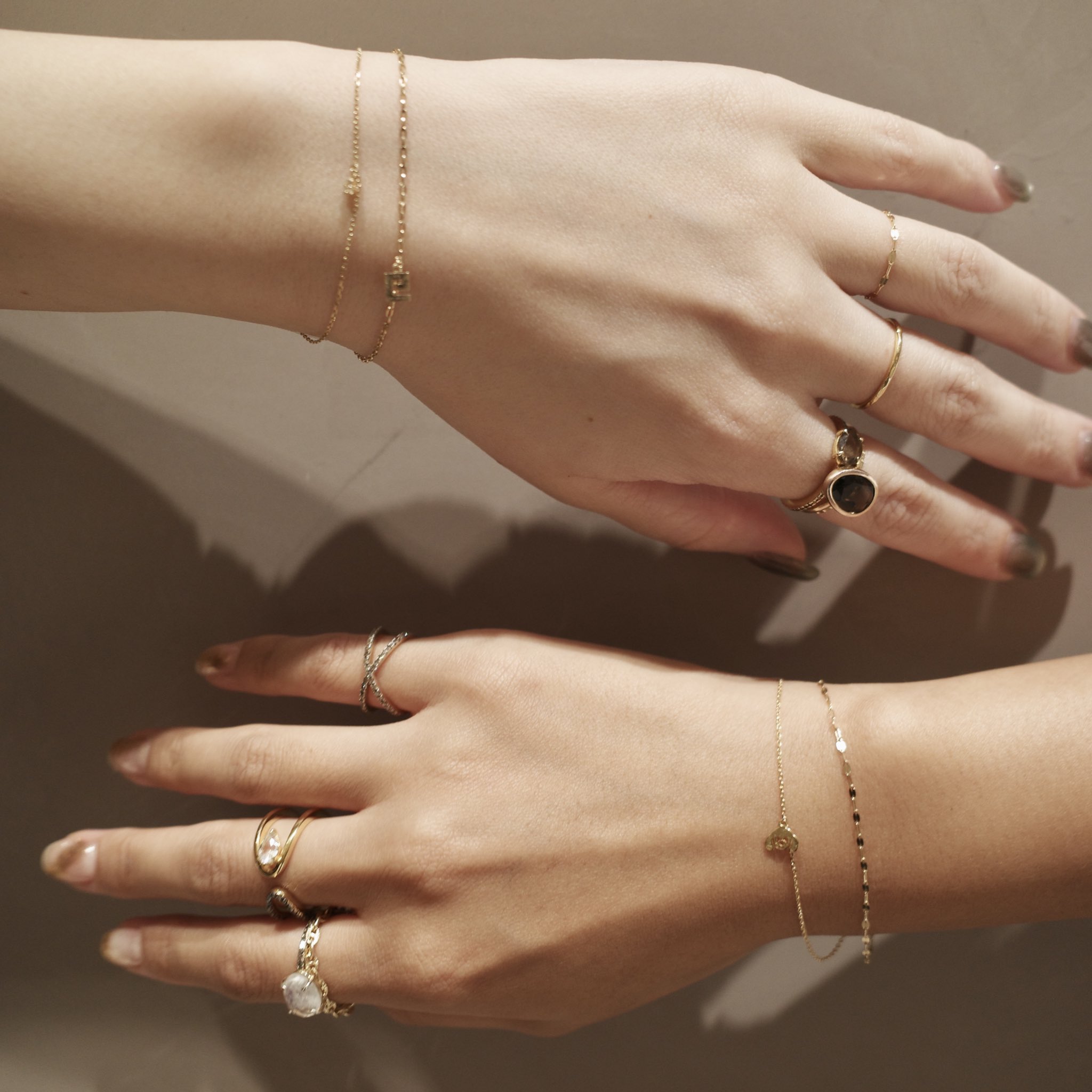 ARTIDA OUDオーバル グリーントルマリン パヴェプレート