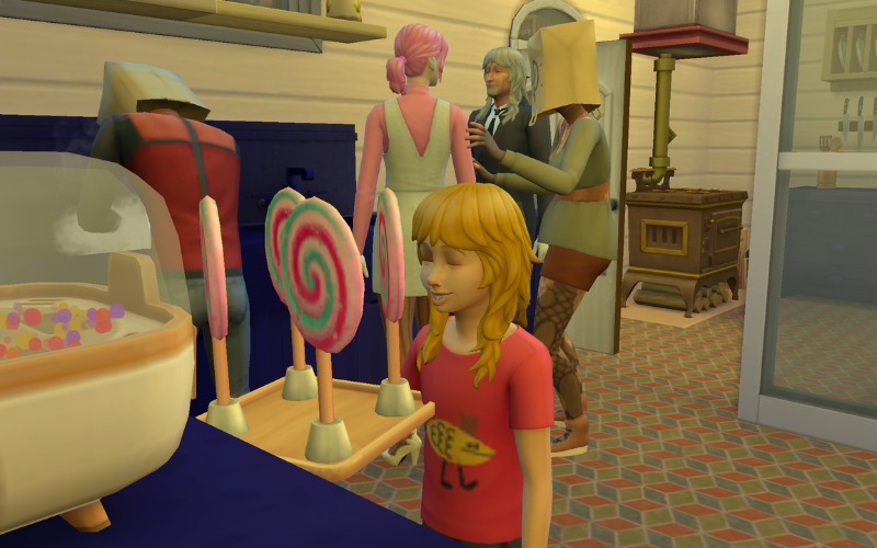 何故かチャーム家がお泊りにきてくれてワイワイ楽しそうにやってる。 毎日ゴミ箱蹴り倒されるんだけど、いつ出て行ってくれるのか。。。