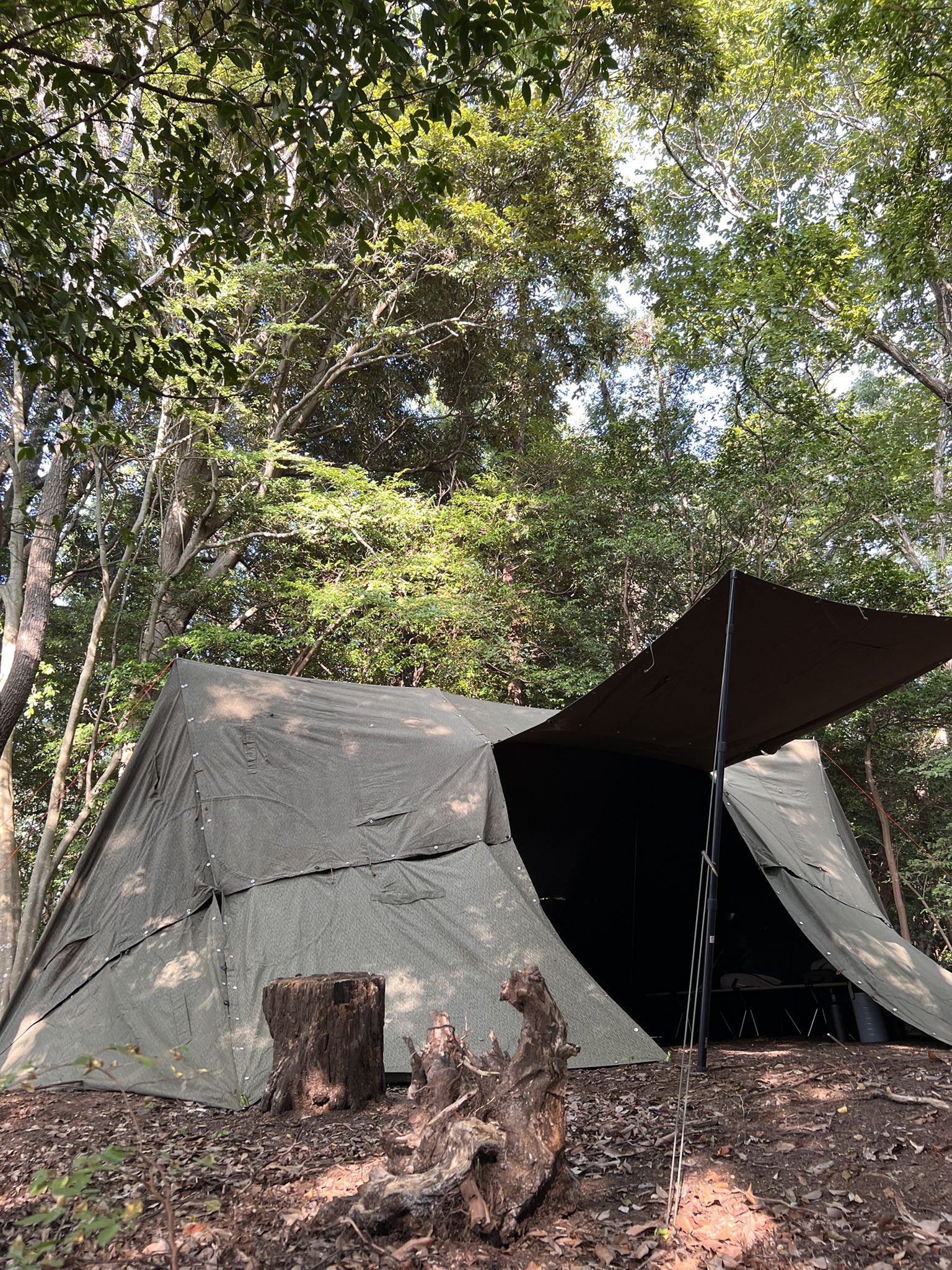 東ドイツ軍幕　1枚 軍幕紹介】東ドイツ軍幕・1～6枚設営（全9パターン）ポンチョ