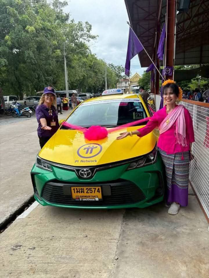 omgfoundation87's tweet photo. A taxi company in Thailand has started accepting $Pi GCV payments! Pioneers are excited and optimistic. This shows Pi Network’s real-world utility is growing fast, proving $Pi isn’t just a token but a practical tool for everyday use. #PiNetwork #PiGCV #CryptoUtility https://t.co/zgpezMk8FK