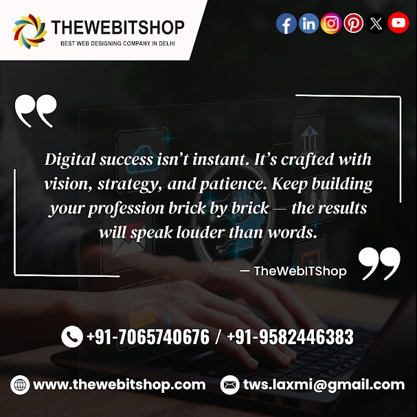 TheWebITShop's tweet image. 🚀 The Web It Shop – Your Digital Growth Partner 🌐
.
✨ Website Design &amp;amp; Development
✨ E-Commerce Solutions
. 
📞 +91-7065740676/9582446383
📧 tws.laxmi@gmail.com
🌐 thewebitshop.com
.
#TheWebItShop #DigitalSolutions #WebDevelopment #Ecommerce #DigitalMarketing