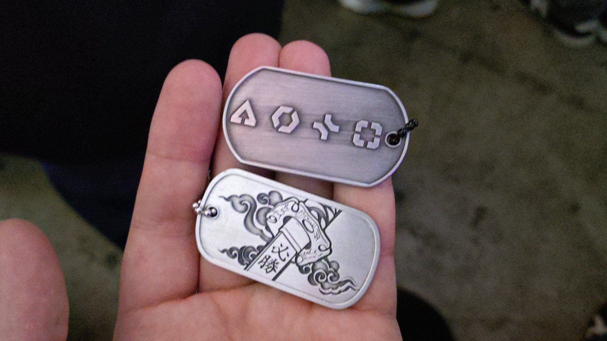 TGS2025 BATTLEFIELD6 ドッグタグキーホルダー Exclusive Reward