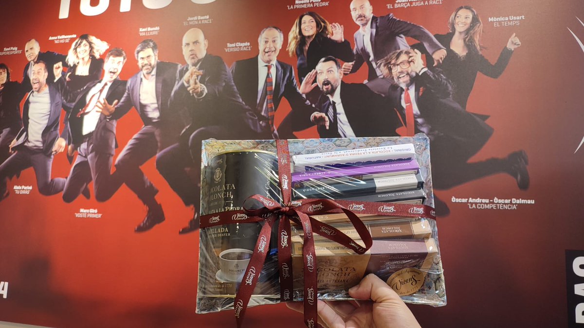 🍫 Què seria d'un dissabte sense...el sorteig del lot de Xocolata Jolonch de @torronsvicens!

➡️ Ja coneixeu la mecànica: ens heu de seguir i fer RT d'aquesta publicació. I recordeu que només teniu de temps fins a les 8h. Molta sort! #JolonchJolonch

▶️📻 rac1.cat/directe