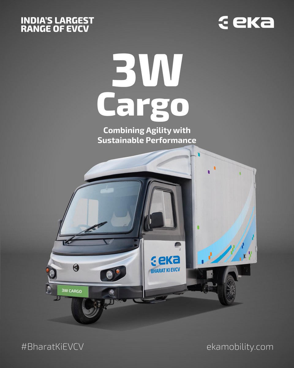 Grey stands for strength, balance, &amp; resilience - the same qualities that power EKA 3 Wheeler Electric Cargo.
Built to redefine urban logistics with zero emissions, it drives progress with power and purpose.
Celebrating Grey this Navratri- strength &amp; wisdom driving India forward.