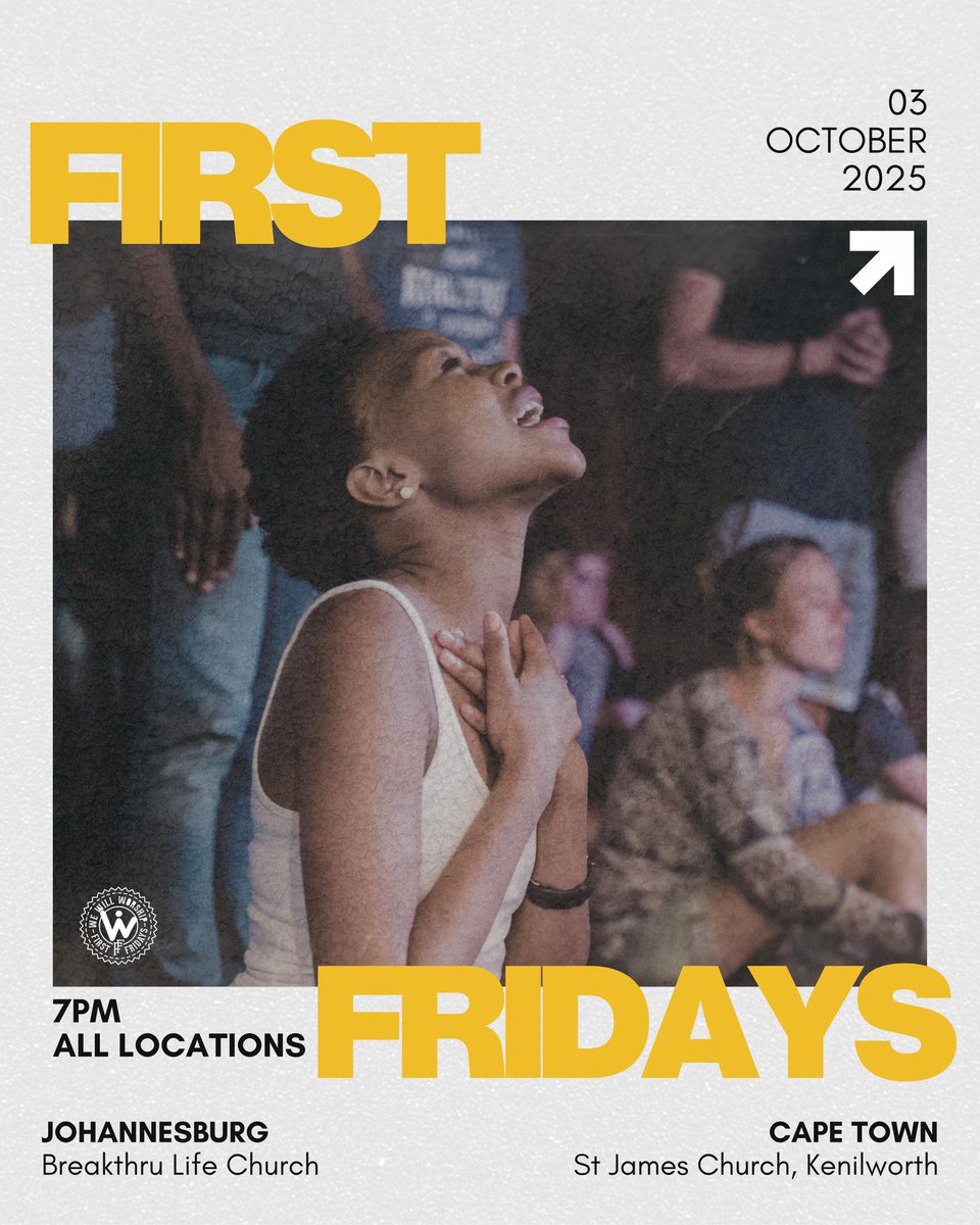 WWWMovement's tweet image. Another special Friday coming up!

Join us in Joburg or Cape Town 👇

tr.ee/TMkp2d8guX