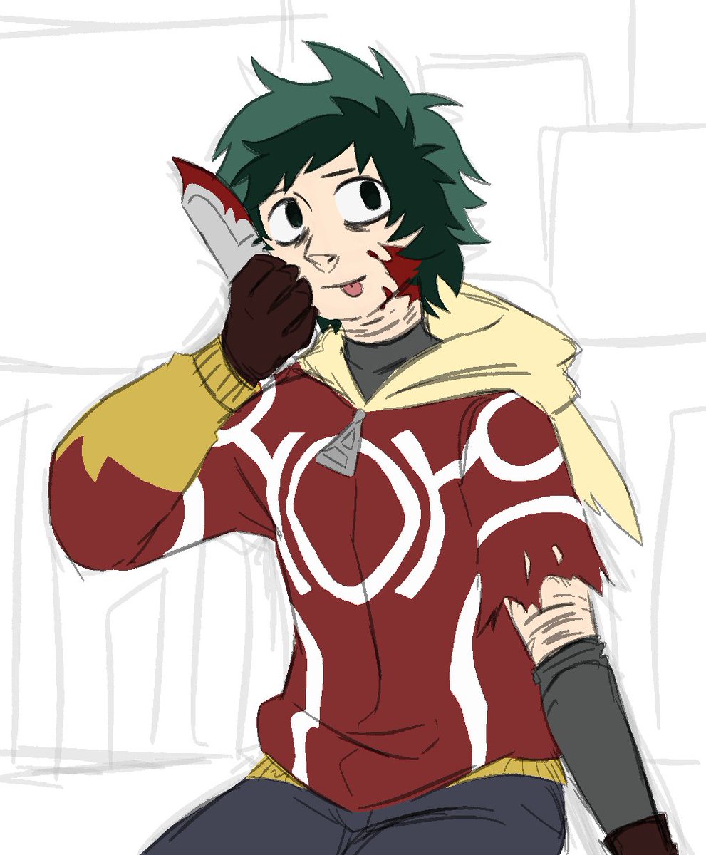 EinarTheGoat's tweet photo. First ever deku drawing and a wip of my villain deku design

#mha ##myheroacdemia #mhafandom #fanart #mhafanart #deku #villaindeku #izukumidoriya #izuku #midoriya #artist #digitalart #art https://t.co/ji4Cl8xOZS