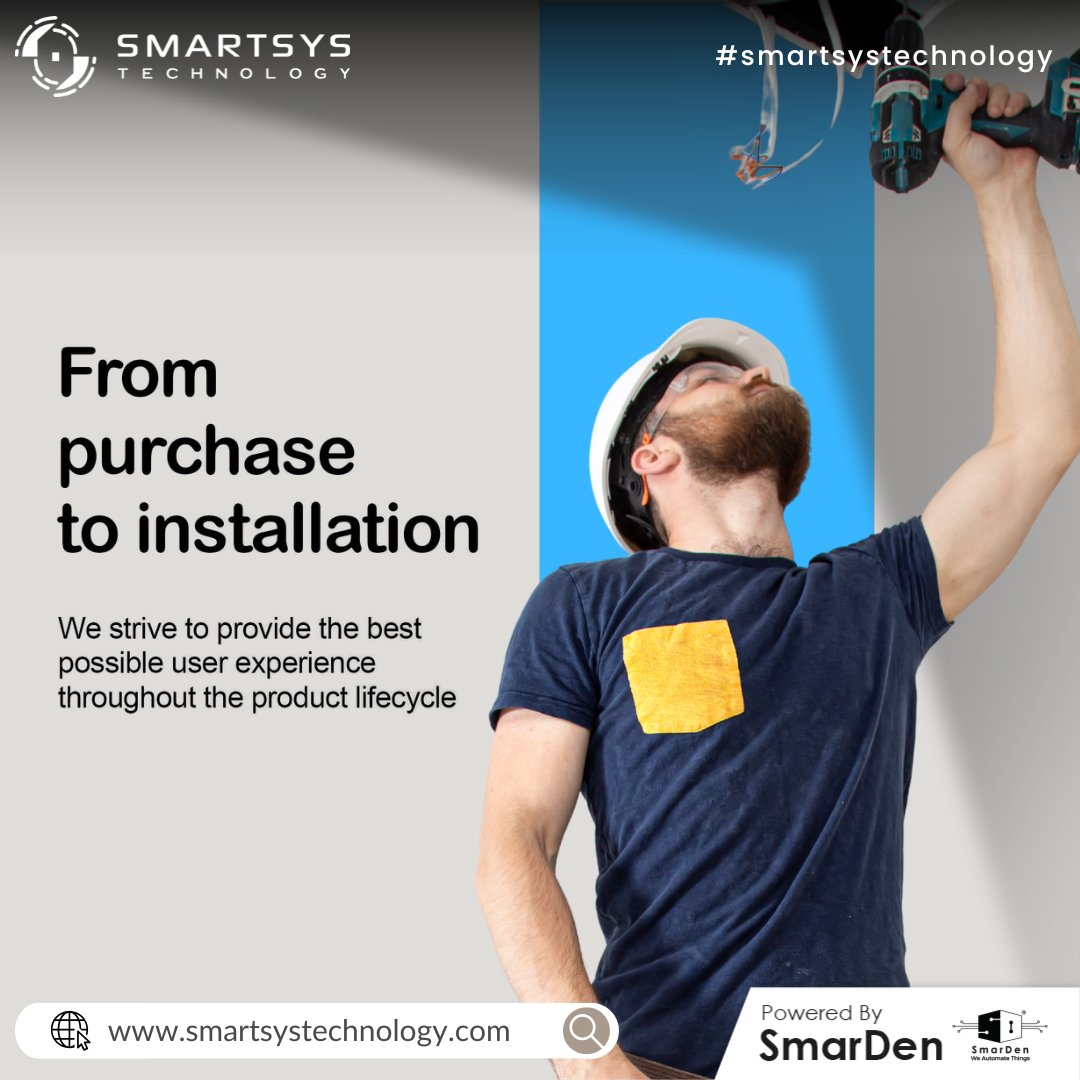 smartsystech_'s tweet image. From purchase to installation, SmartSys Technology ensures a smooth and seamless journey for every customer. Our focus is on delivering the best user experience throughout the entire product lifecycle. ⚡🏡
#SmartSysTechnology #HomeAutomation #SmartLiving #InstallationMadeEasy