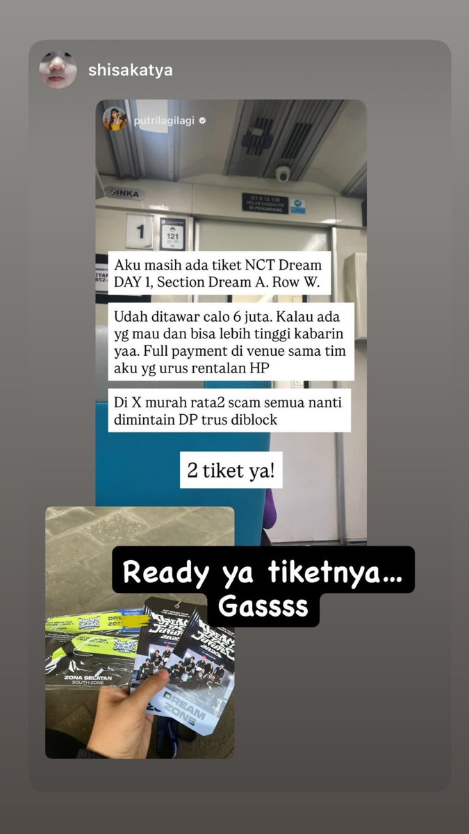 againrent's tweet photo. Wts #tds4injakarta 
Section Dream A
Minat? Dm yaa
#wts 
#NCTDREAMtoJAKARTA 
#NCT 
#dream https://t.co/kOvR3zC7Hh