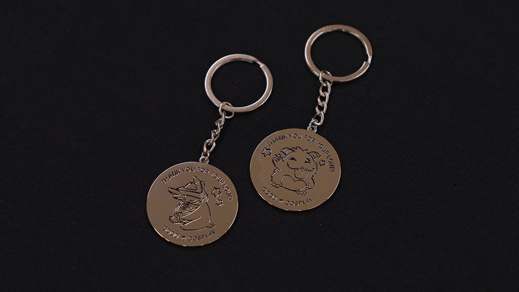 TGS Riot Games 非売品 コスプレイヤー オリジナルキーチェーン