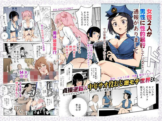 貞操逆転＆中年サオ役おじ激モテ世界EX むっつりスケベ処女（どうてい）相手に無双するオレ
al.fanza.co.jp/?lurl=https%3A…
#FANZA同人