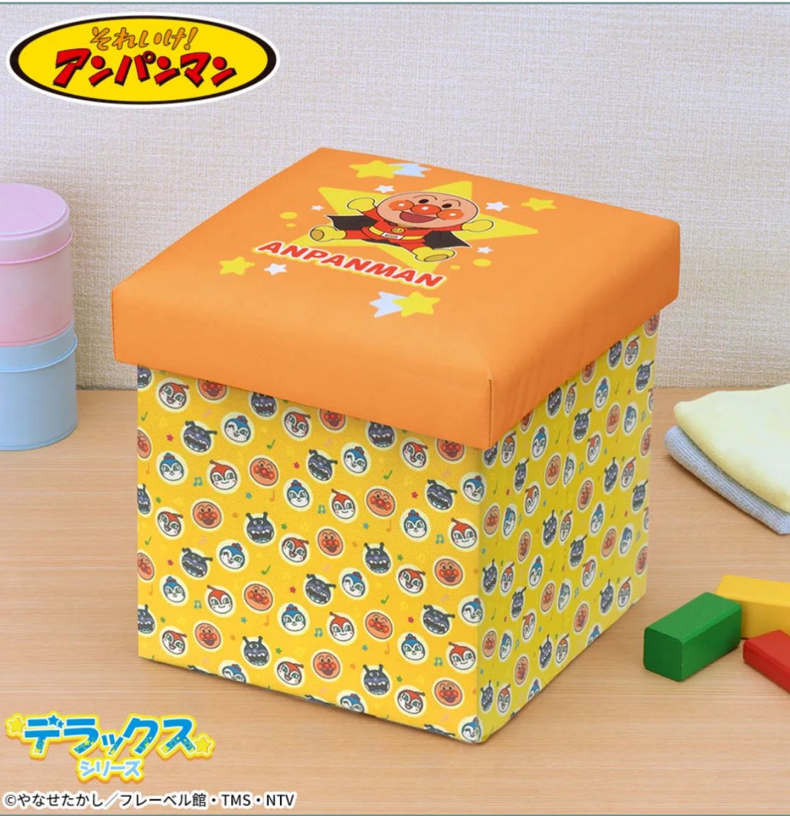 アンパンマン　収納ボックスチェア アンパンマン収納ボックスチェア 登場🍞 「アンパンマン」となかまたち