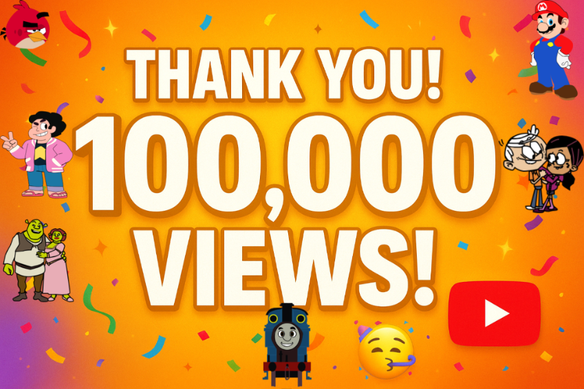 Thank You for 100,000 Views! 

I can’t thank everyone enough for helping my channel grow. 
 I’ve activated a Q&amp;A

Rules: No personal questions

Don’t ask for request.

You can ask to 3 questions max. 

Deadline September 26 - October 1