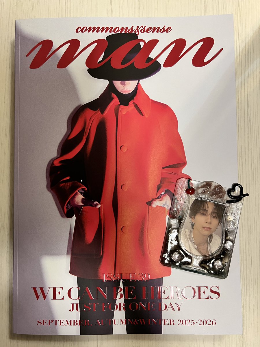 commons ＆ sense man ISSUE39(commons & sense) アートです😭洸人も威