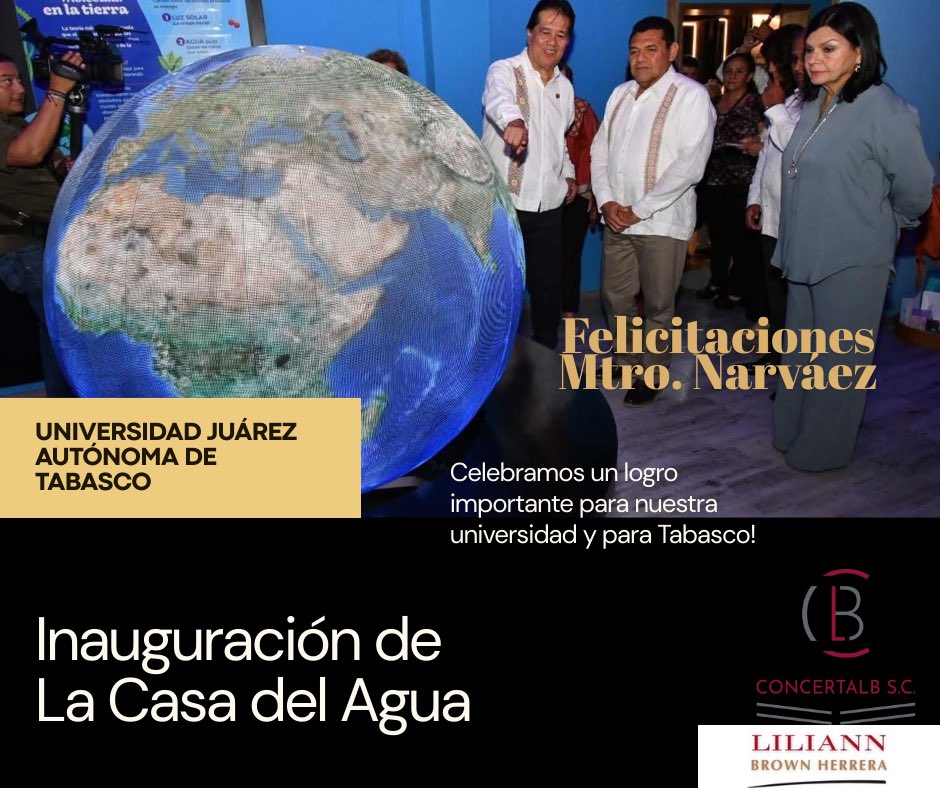 Enhorabuena por este gran logro que nos enorgullece como universitarios! Gracias por su visión y compromiso con #Tabasco Mtro. ⁦<a href="/narvaezosorio/">Guillermo  Narvaez Osorio</a>⁩