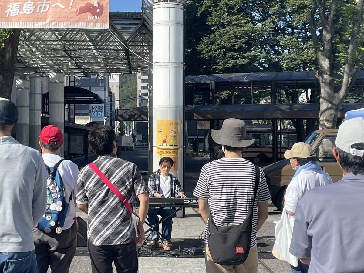 sayutaさんスタート！
郡山から駆けつけていただきました！
お楽しみくださいー！
#福島ストフェス2025