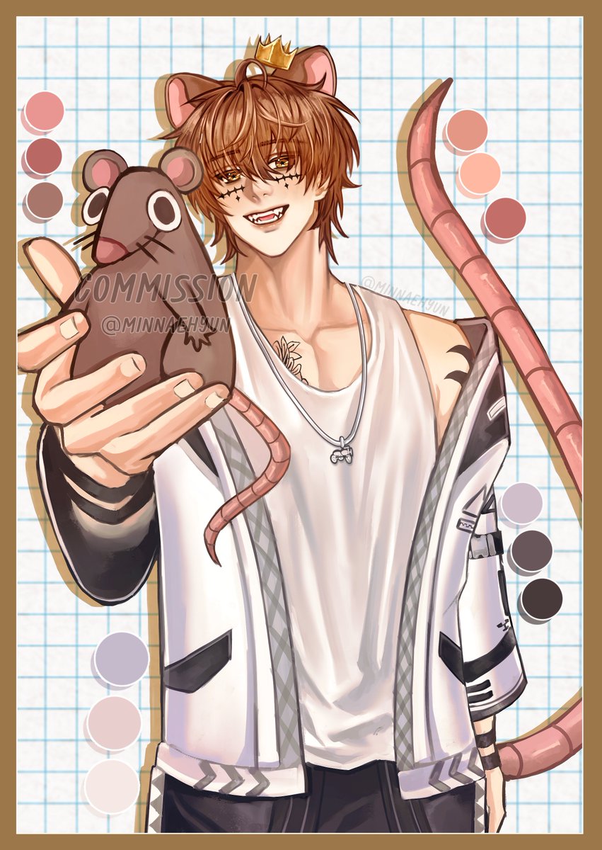 Finished this art commissioned by @/LittleRatLord
Thank you for commissioning me! 😊💕✨
 #VGEN #VGenComm #VgenOpen