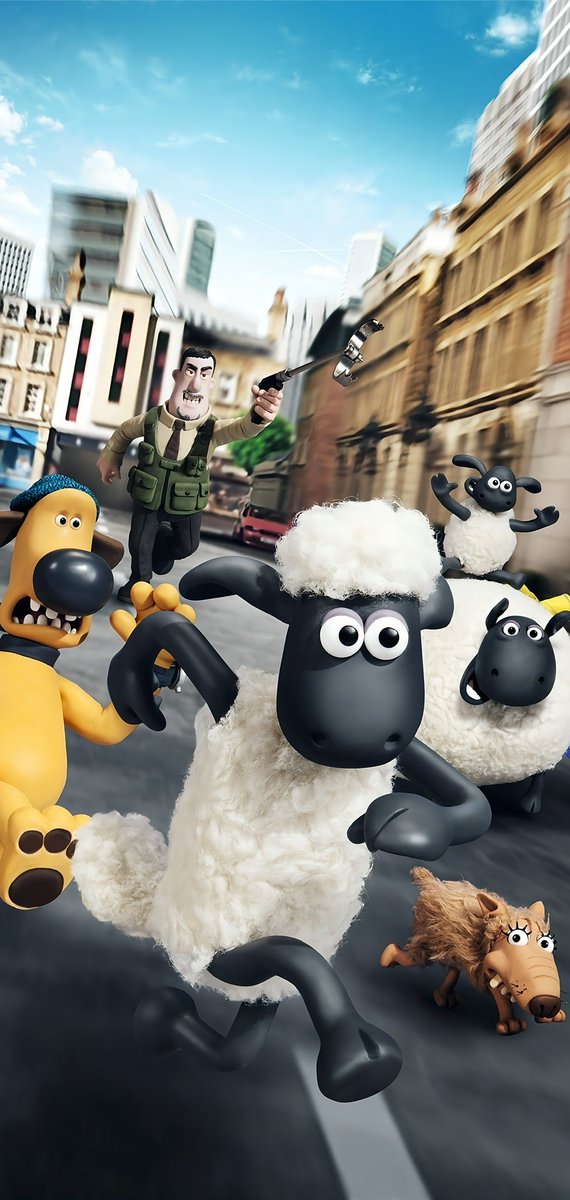 Leonard18_X's tweet image. &quot;Get a laugh with this hilarious 4K wallpaper of Shaun the Sheep and friends causing chaos! 😂🐑 #4KWallpaper #ShaunTheSheep #AnimatedFun #LeoWallpaper&quot;