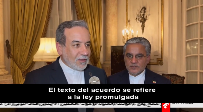 Ministro de Exteriores iraní, Abbas Araghchi: El nuevo acuerdo con el OIEA no permite el acceso de inspectores a las instalaciones nucleares de #Irán, excepto a la central de Bushehr, para reponer el combustible www2.memri.org/espanol/tv/202…