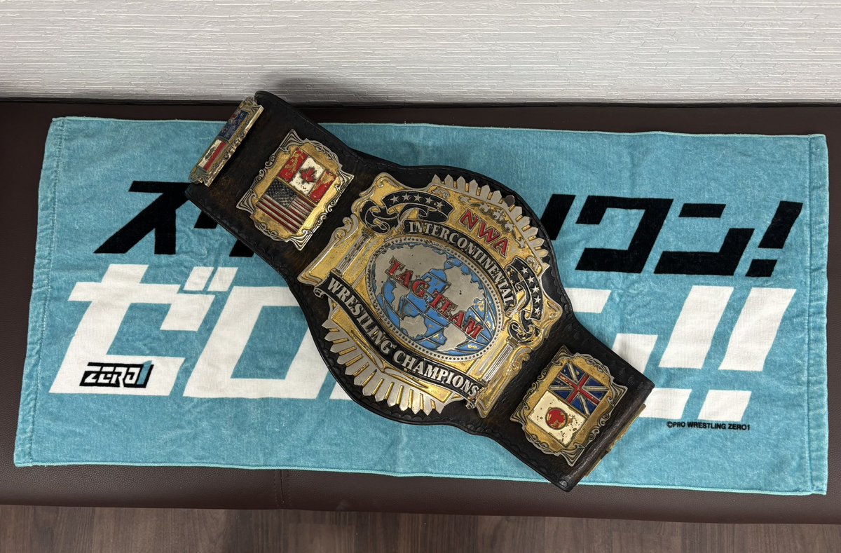 yasukubota0723's tweet image. インターコンチネンタルタッグベルト。
おかえり。
勝ったよ。
取り返したよ。

#pwzero1