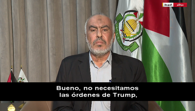 Alto funcionario de #Hamás, Ghazi Hamad: “Tratamos a los rehenes según la ley islámica; Israel los pone en peligro” www2.memri.org/espanol/tv/202…