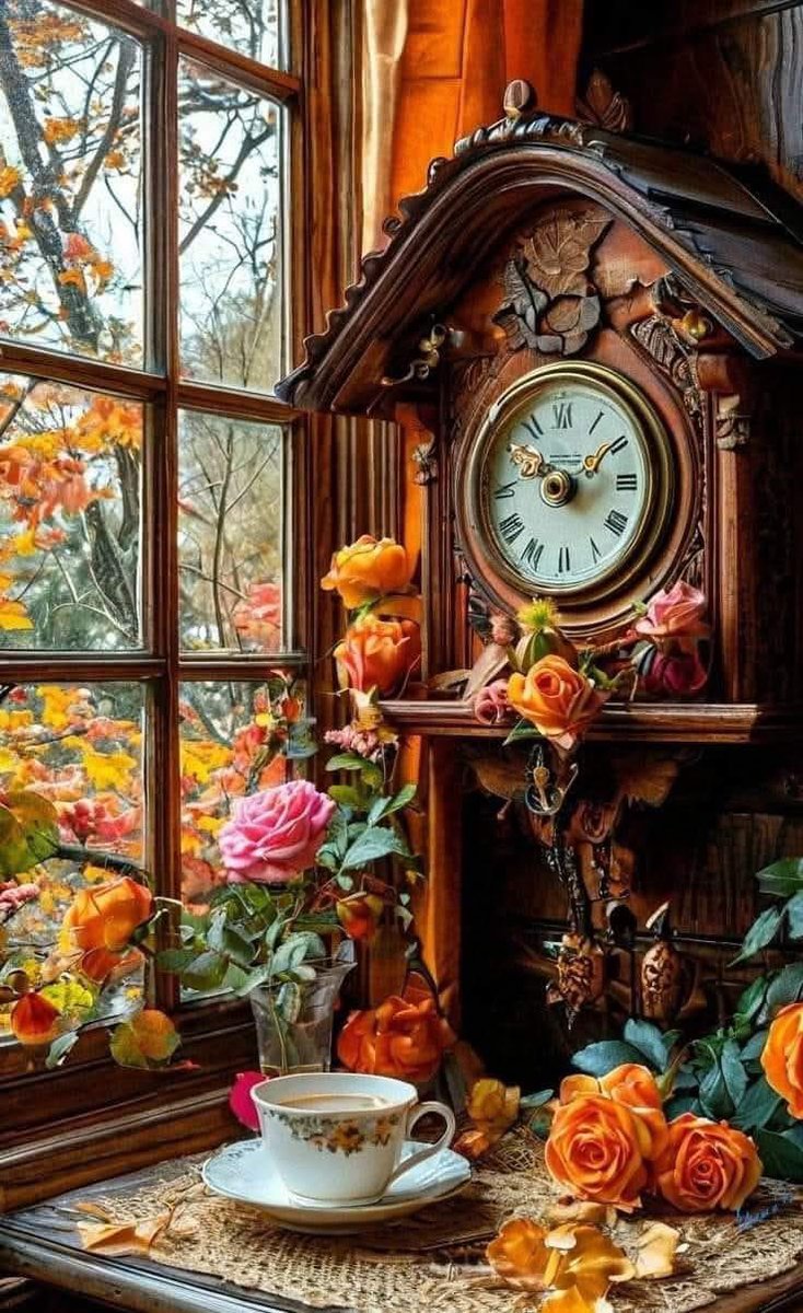 🍁Вы правы -  🍁Ваши  часы идут точно ,
а часы 🍁ЖИЗНИ - спешат...