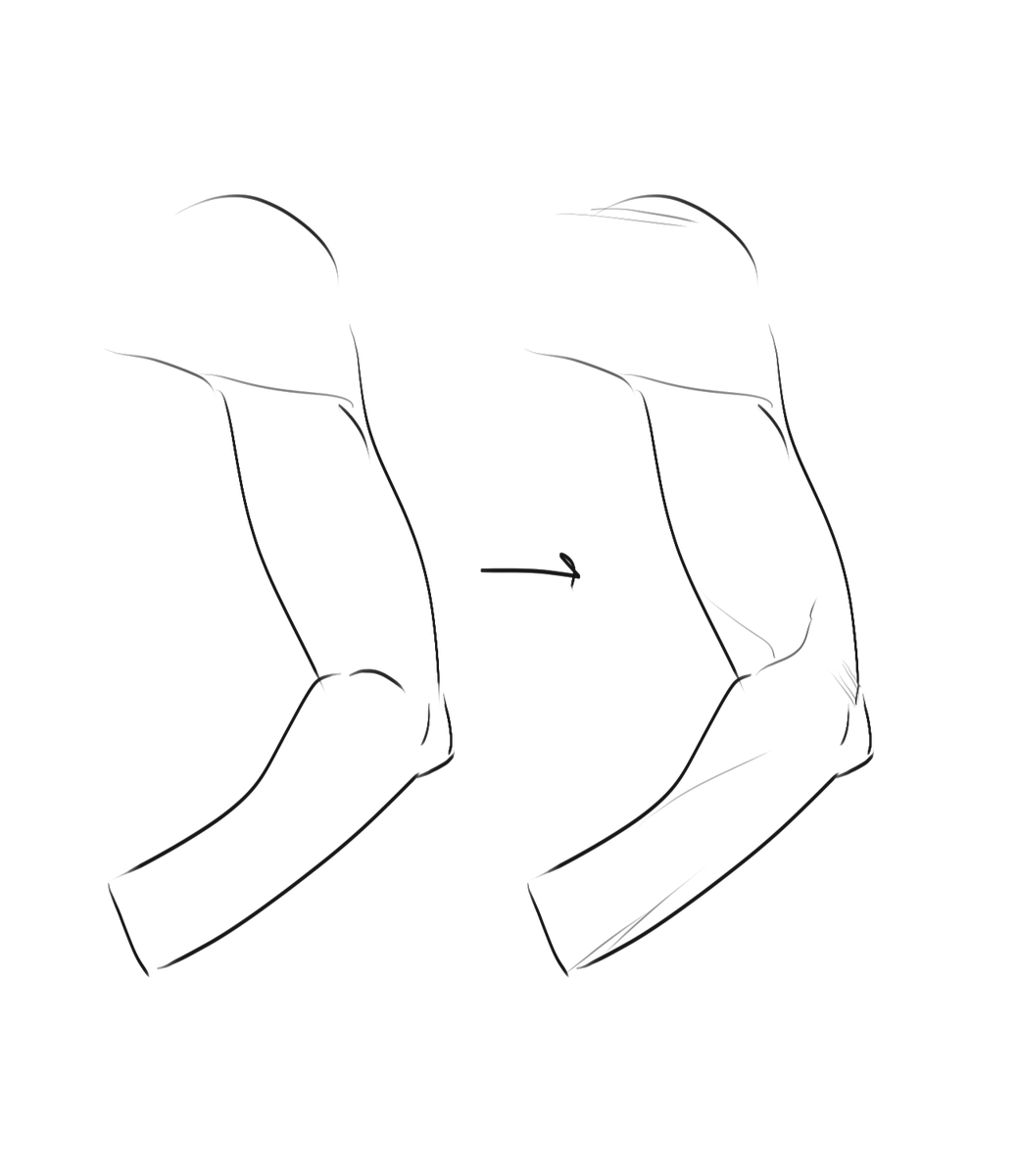 잘은 모르겟는데, 
최근에 팔 그리는 법을 바꿧음