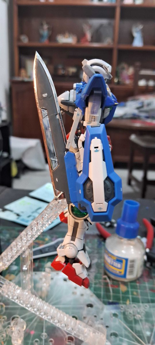 Meteorofeorzea's tweet image. RG Exia's water slides are now done, too. 
#realgrade #gunpla #gundam