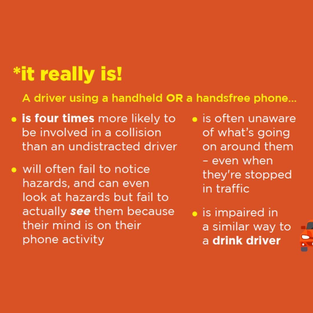 Using a hands free phone whilst driving is just as distracting as using a handheld phone* 

open.edu/openlearn/digi…

#GetHomeSafe #KentRoadSafety #Fatal4