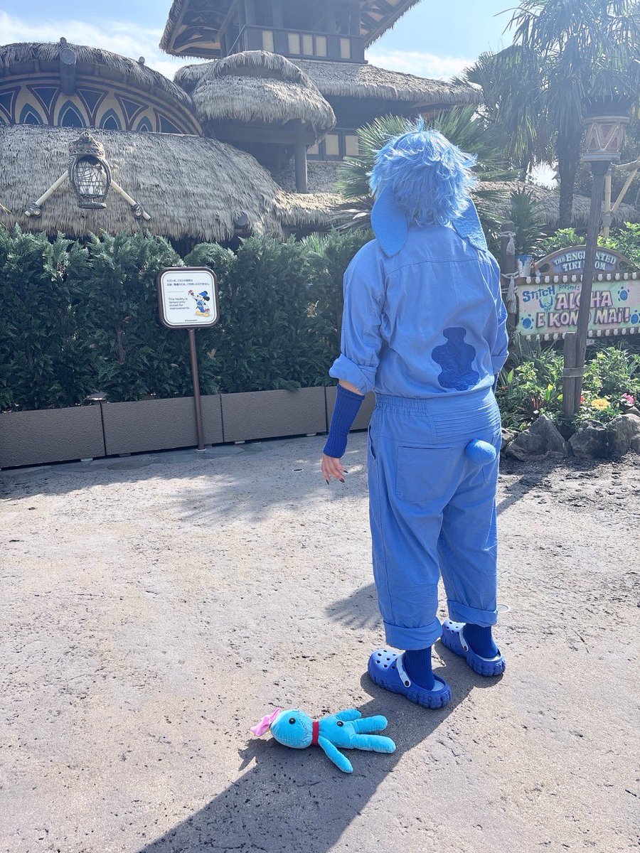 riopen_01's tweet image. スティッチ…
オウチ…
カエレナイ…

 #Dハロ仮装2025