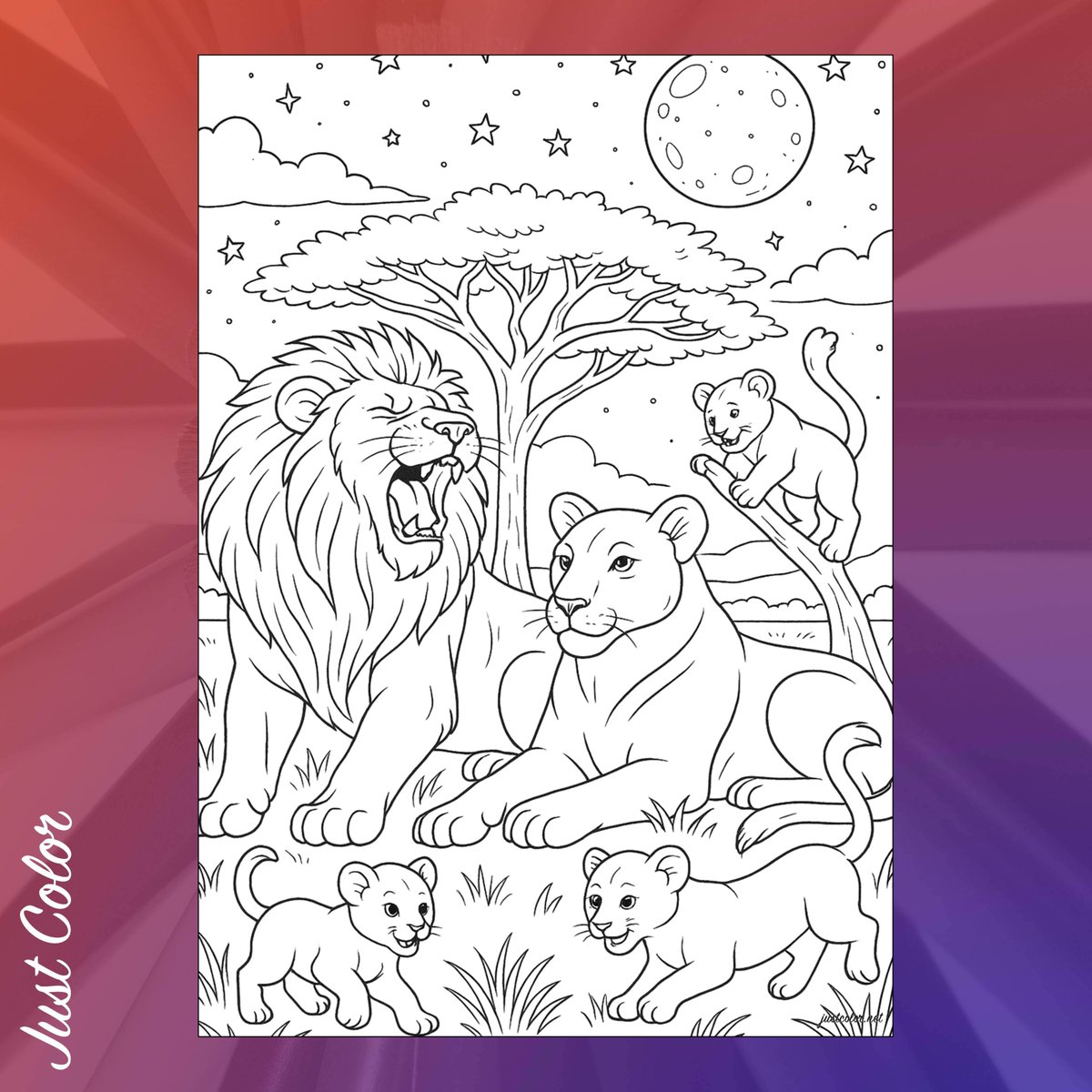 Discover a wonderful new coloring page! A royal family enjoys a serene evening beneath a twinkling celestial sky. This enchanting scene invites you into a world of quiet majesty.

All our new coloring pages: justcolor.net/new-drawings/

#coloring #coloringpage #royal #family #stars