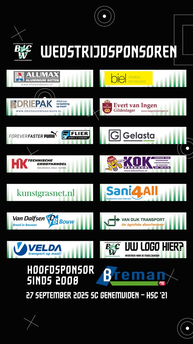 𝗠𝗔𝗧𝗖𝗛𝗗𝗔𝗬! 💪🏼
SC GENEMUIDEN - HSC'21
🏟 Sportpark De Wetering, 14:30

#clubmetextradimensie #3eDivisieA